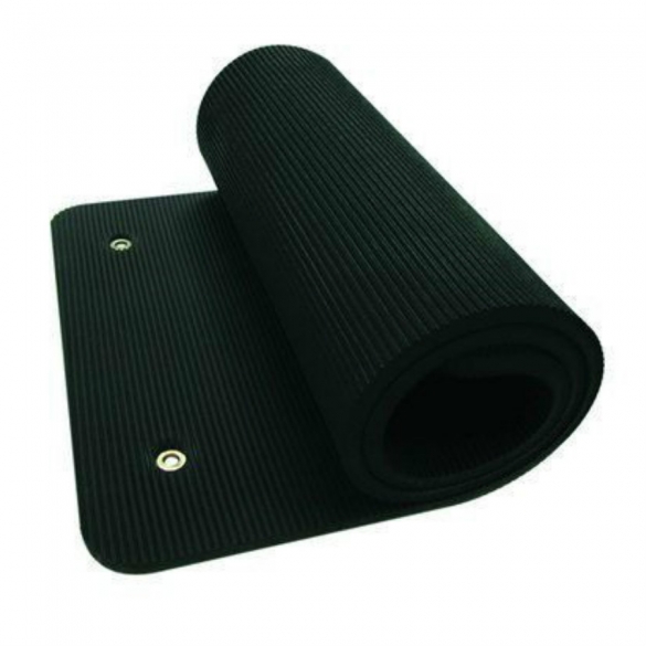 Tunturi NBR professional fitnessmat zwart 140cm 14TUSFU265 14TUSFU265